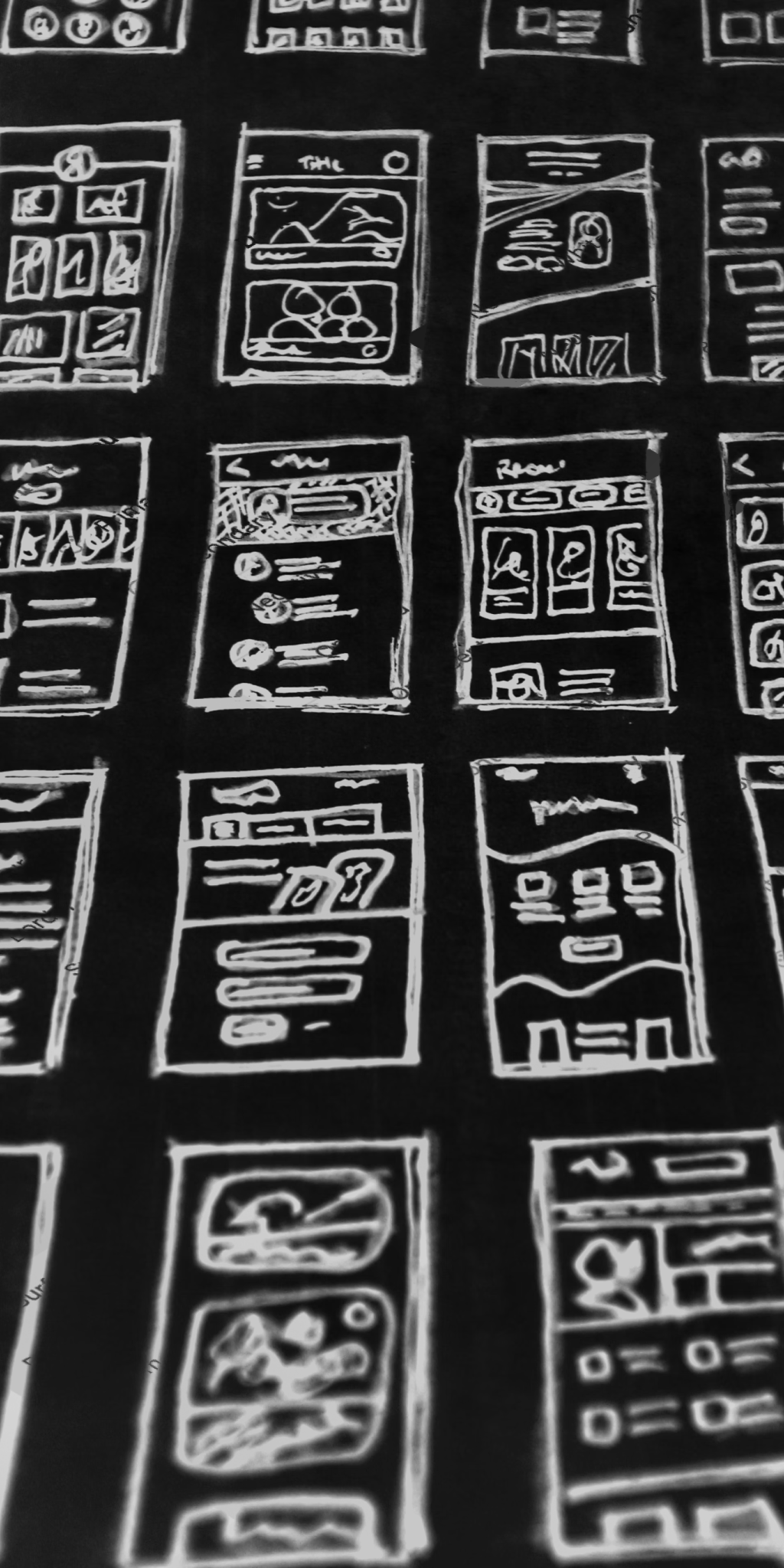 mockup de wireframes
