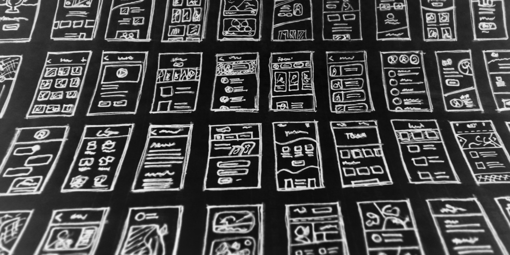 mockup de wireframes