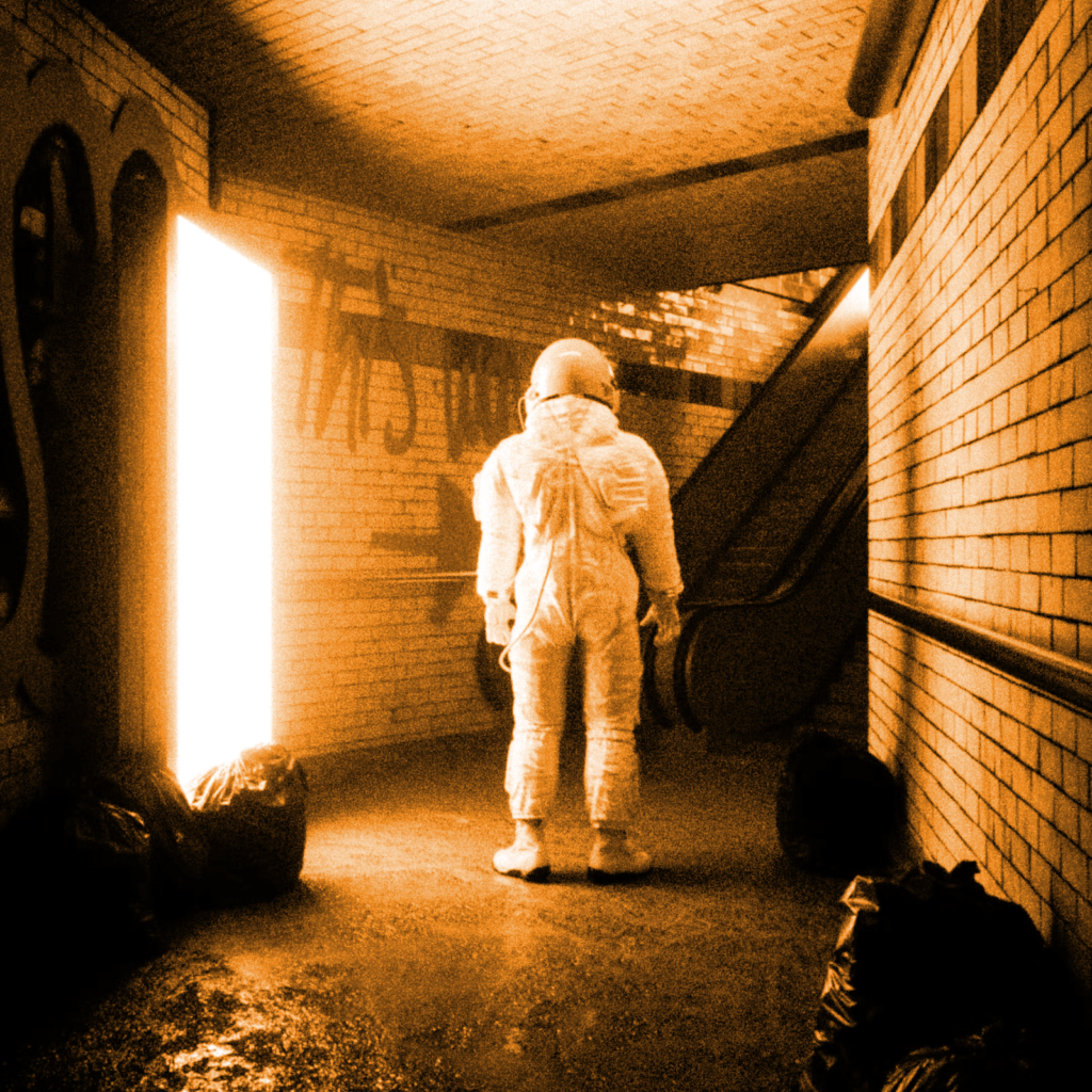 Astronauta laranja